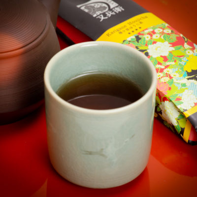 zielona herbata karigane, karigane hojicha