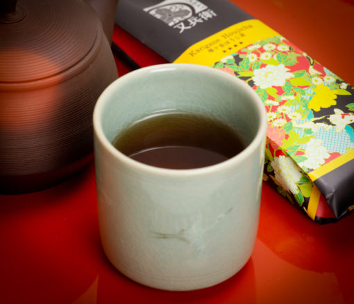 zielona herbata karigane, karigane hojicha