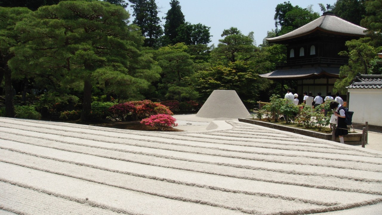 Ginkaku-ji - ogród zen