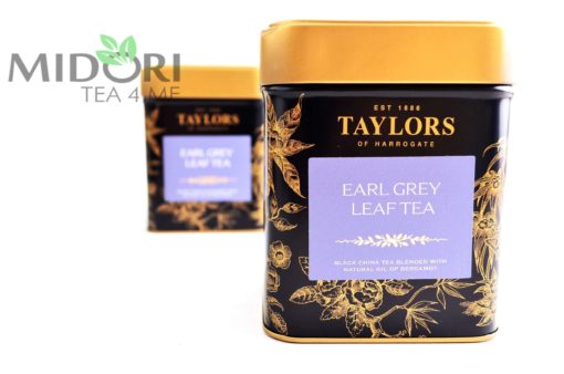 Herbata Earl Grey liściasta, Herbata Taylors of Harrogate, earl grey liściasta, liściasta herbata earl grey, ekskluzywna herbata