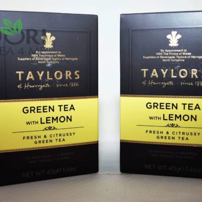 zielona herbata z cytryną, herbata z cytryną, Herbata Taylors of Harrogate, herbata cytrynowa, zielona herbata cytrynowa, herbata cytrynowa taylors