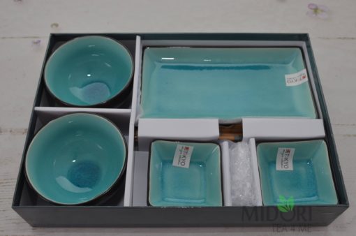 Tokyo Design Studio Sushi set Glassy Turquoise