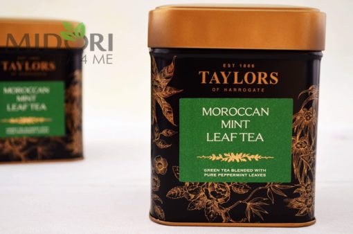 Zielona herbata liściasta z miętą, Moroccan Mint, herbata Taylors of Harrogate, HERBATA PO MAROKAŃSKU, zielona herbata miętowa