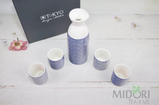Nippon Blue Sake Set, Komplet do Sake Tokyo Design Studio