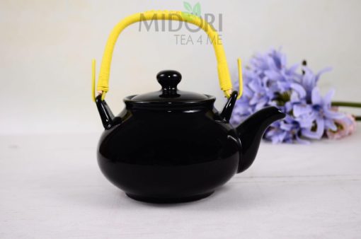 Czarny Czajnik Oriental Selection, porcelanowy czajnik tokyo design, Black Series Tea Pot, czarny imbryk, czarny dzbanek, czarny porcelanowy dzbanek