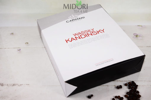Wasisily Kandinsky, komplet filiżanek do espresso, komplet do espresso, With and against, Komplet filiżanek do espresso Wasisily Kandinsky, Komplet filiżanek do espresso